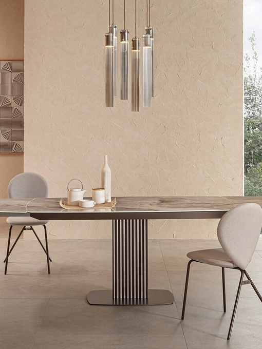 Tavolo allungabile di design Onda di Riflessi