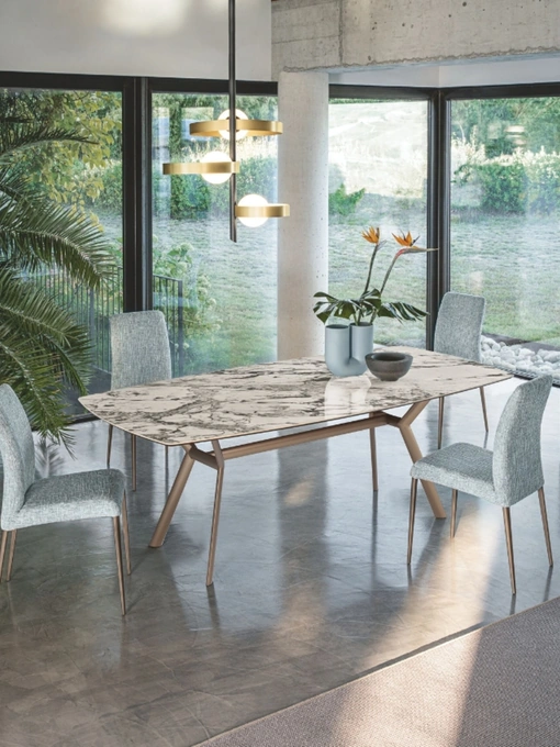 Tavolo Paradise in ceramica di Riflessi