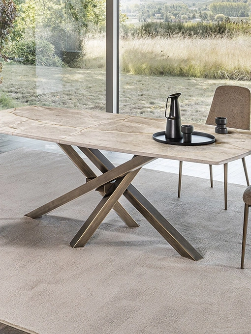 Tavolo Shangai Marmo di Riflessi