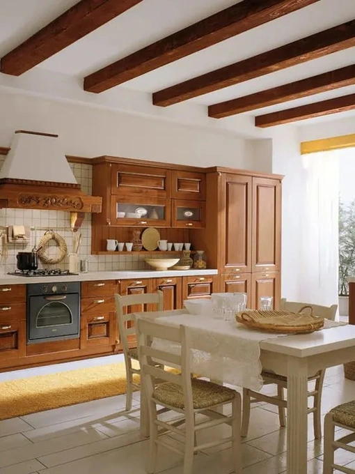 Cucina Classica con penisola Castellana 04 di Ar-Tre