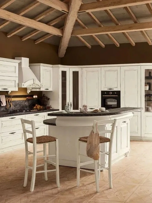 Cucina Classica con isola I Masselli 05 di Ar-Tre