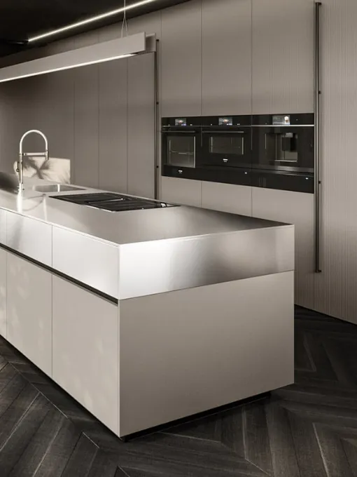 Cucina Design con isola Ak Project 07 di Arrital