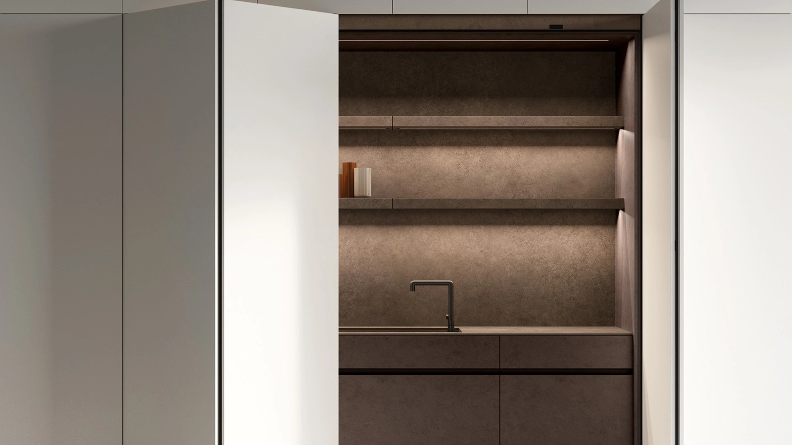 Cucina Design lineare Lain Project 3 di Euromobil