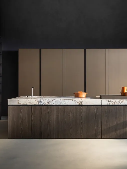 Cucina Design con isola Sei Project 1 di Euromobil