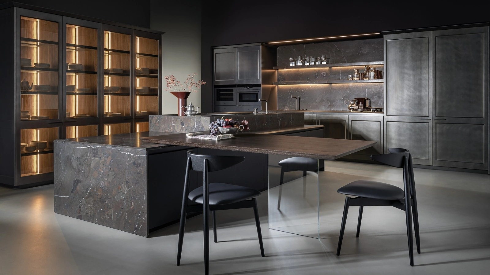 Cucina Design con isola Telero Project 2 di Euromobil