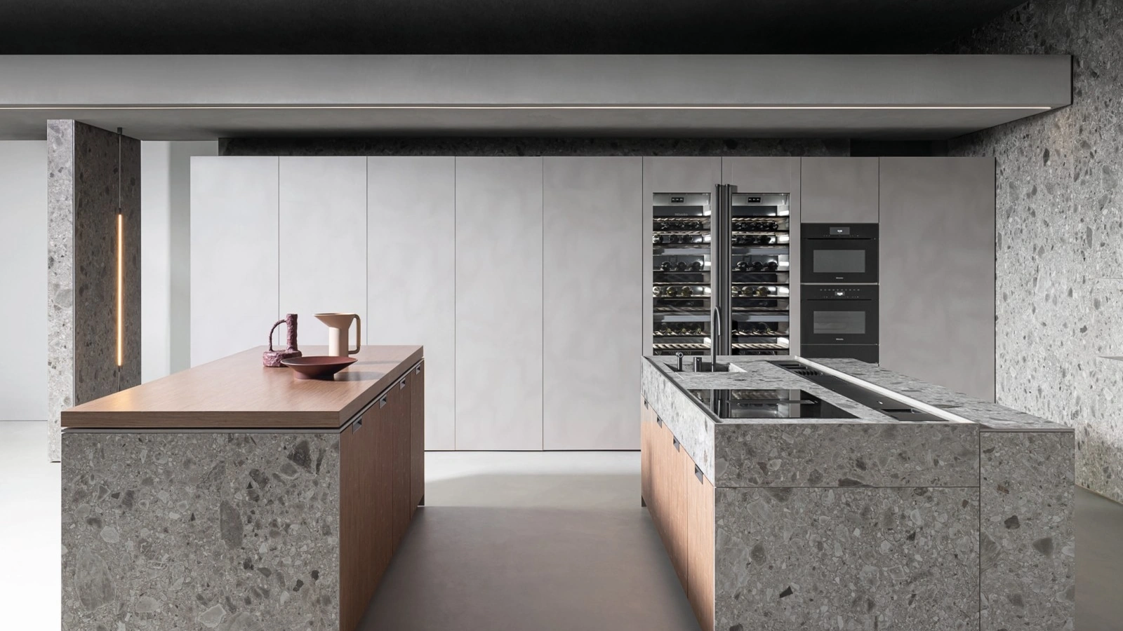 Cucina Design con doppia isola Lain Project 2 di Euromobil