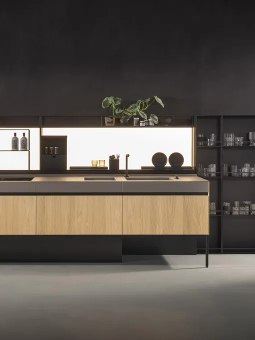 Cucina Design lineare Sei Project 4 di Euromobil