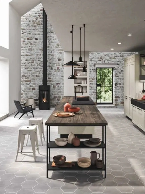 Cucina Moderna con isola Cloe 04 di Ar-Tre