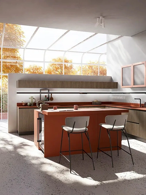Cucina Moderna con isola Elite 04 di Ar-Tre