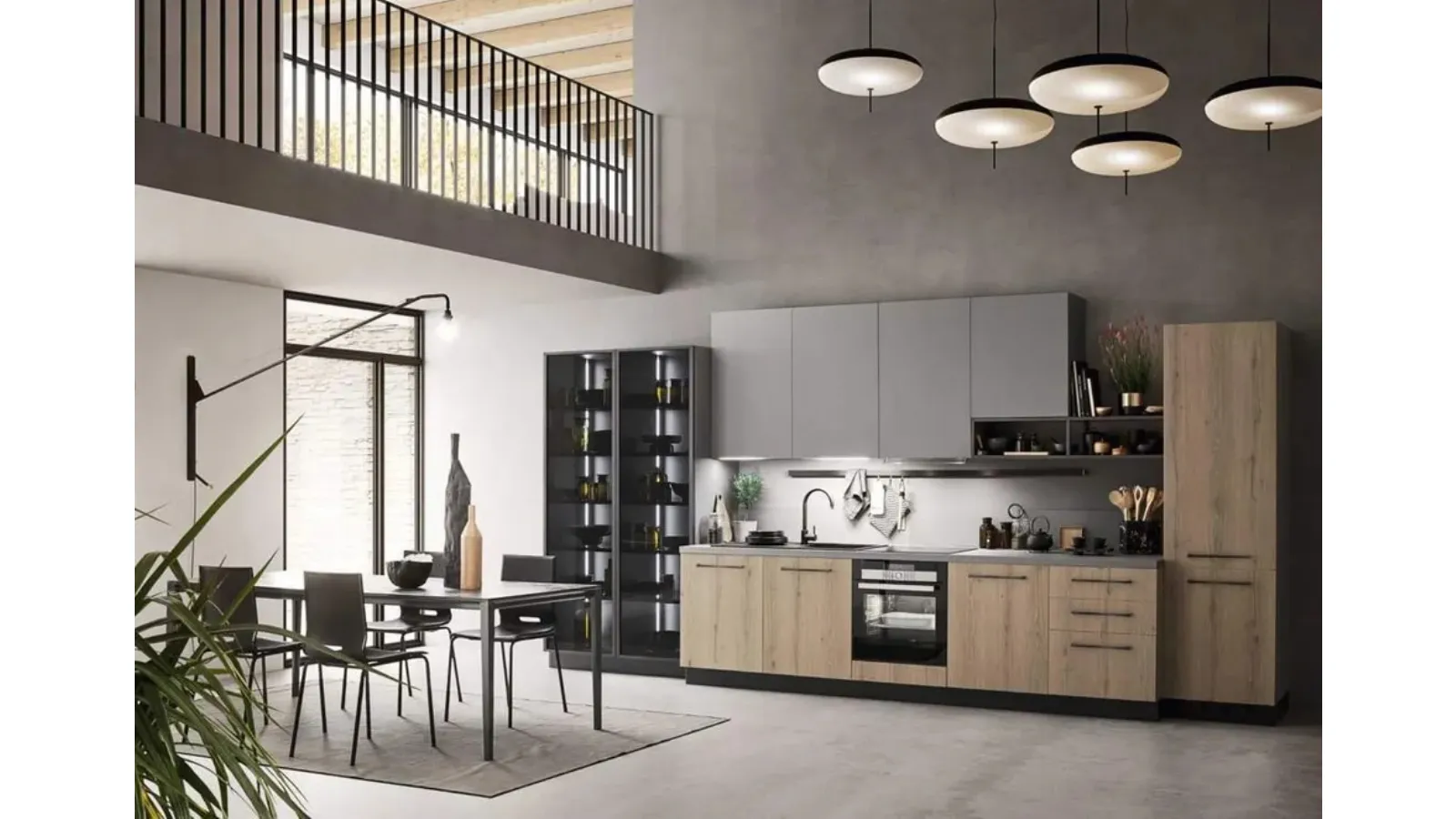 Cucina Moderna lineare Sky 05 di Ar-Tre