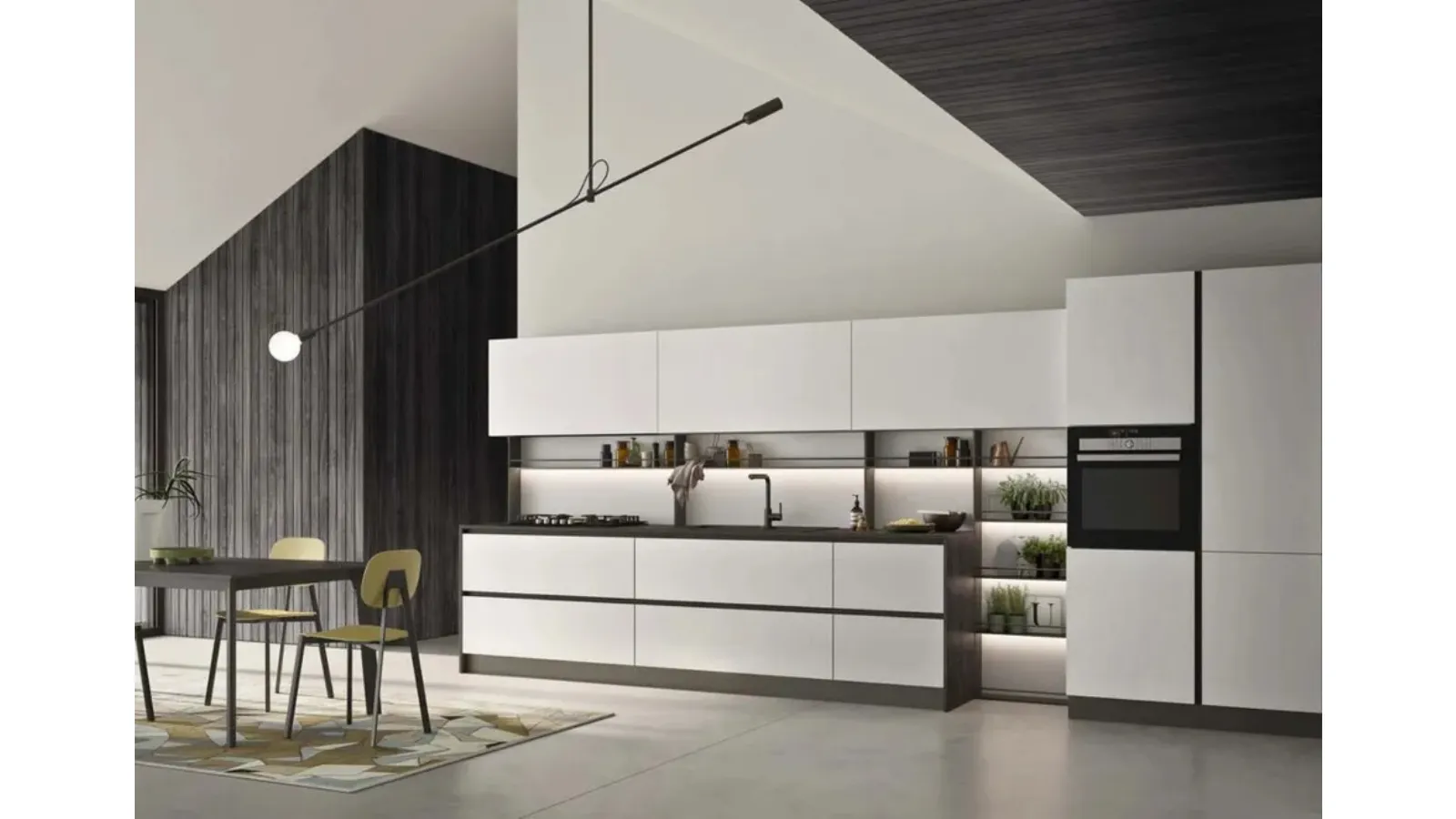 Cucina Moderna lineare Sky 06 di Ar-Tre