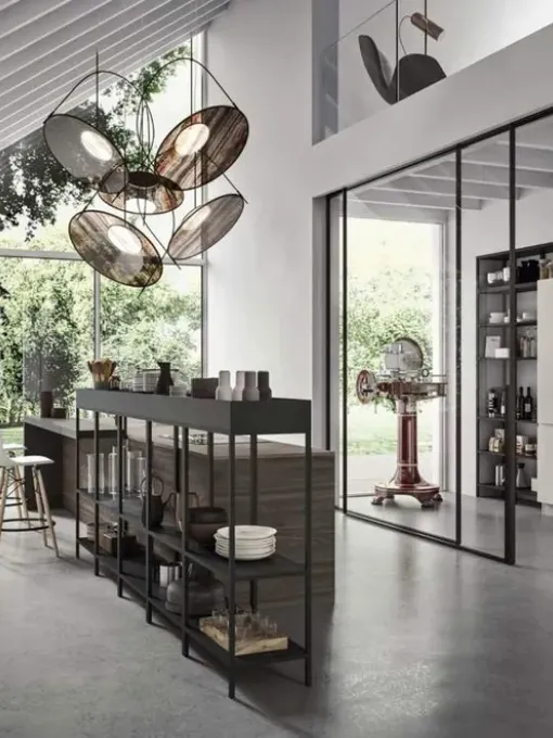 Cucina Moderna con isola Fly Evo Flo Evo 01 di Ar-Tre