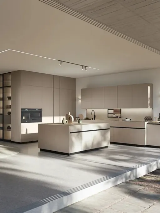 Cucina Moderna con isola I Naturali 02 di Ar-Tre
