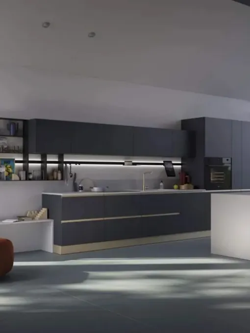 Cucina Moderna con isola Sky 02 di Ar-Tre