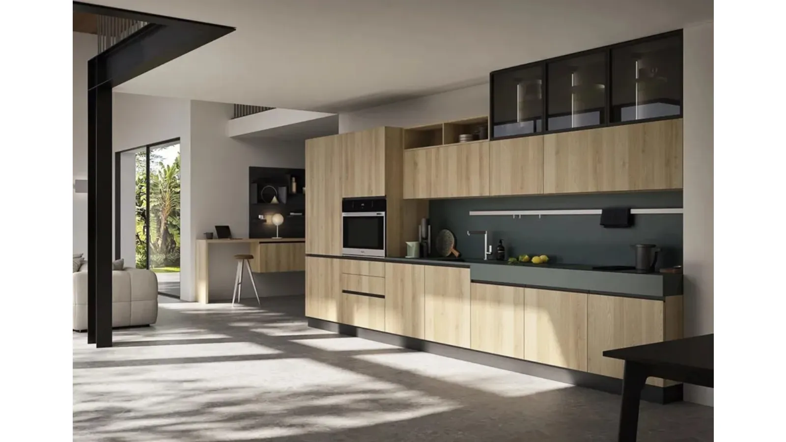 Cucina Moderna lineare Up Design 03 di Ar-Tre