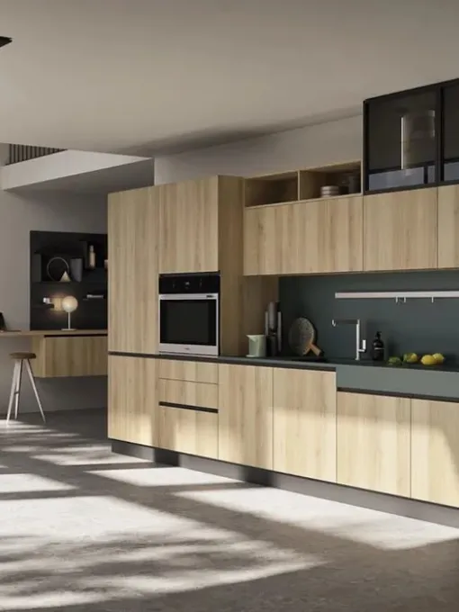 Cucina Moderna lineare Up Design 03 di Ar-Tre